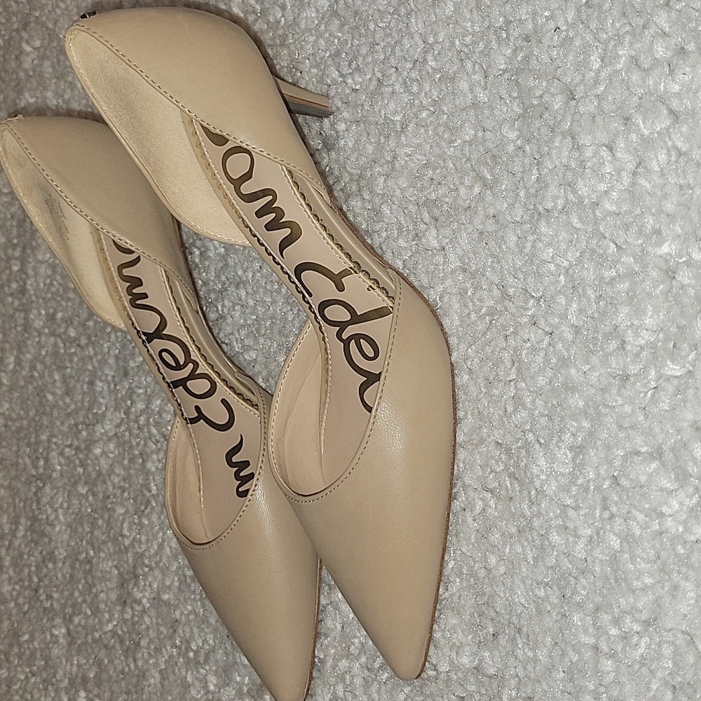 NWOT SAM EDEL MAN JAINA D ORSAY Kitten Heels Size 7.5 - Picture 12 of 16